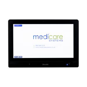 An image of the new medicare display panel showing the front display with the Home Screen present